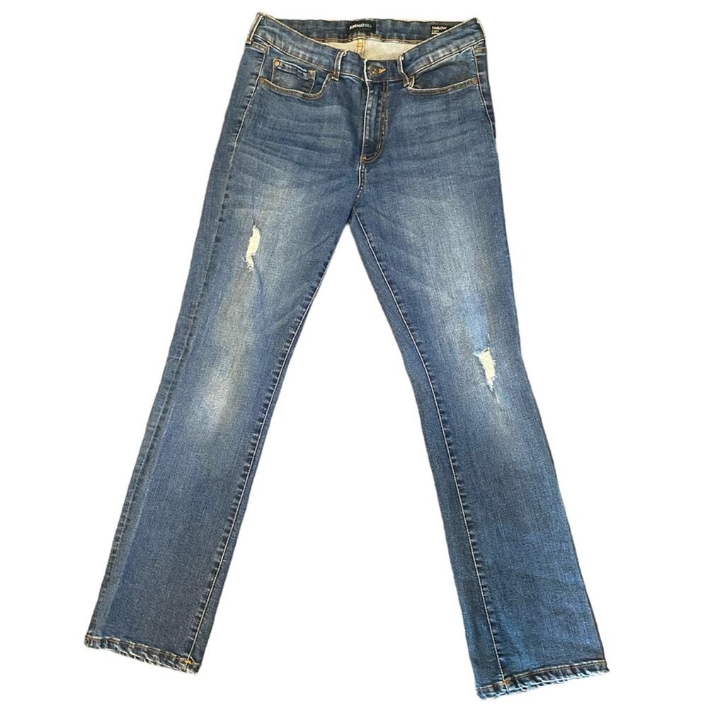 Buffalo Blu Jeans Womens Size 31 Harlow Straight Curvy Stretch Casual Normcore